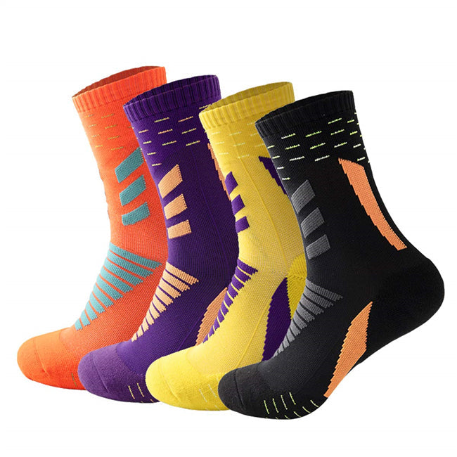 Men's Thick Padded Running Crew Socks | Ultimate Performance & Comfort