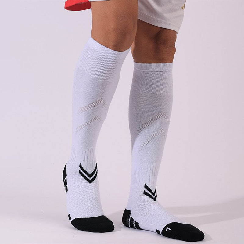 Thick Padded Compression Soccer Over The Calf Socks | 1 Pair