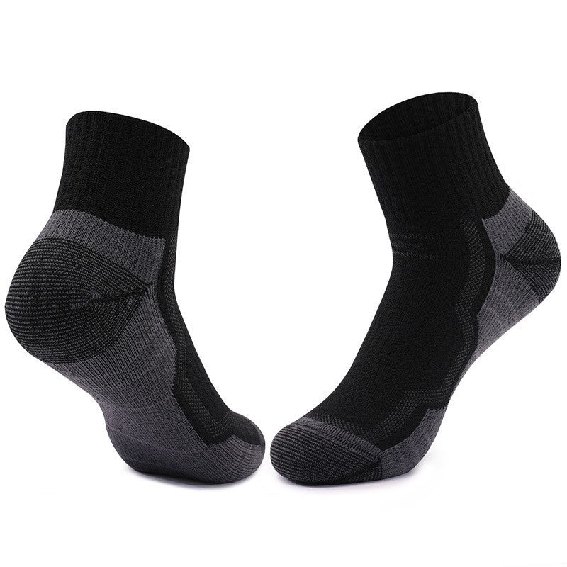 Merino Wool Cushioned Hiking Quarter Socks | 3 Pairs