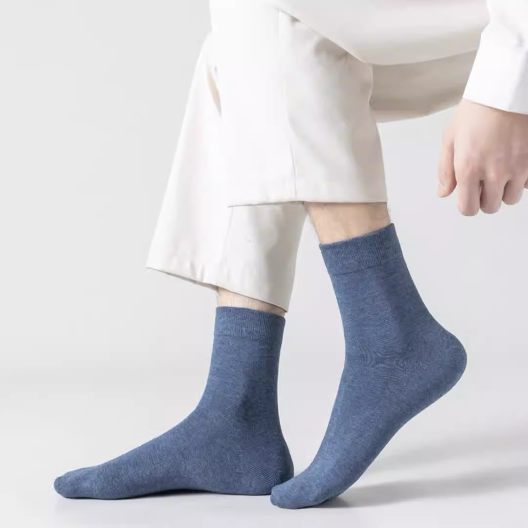 Classic Crew Socks for Men | Absorbent, Breathable, and Odor-Resistant