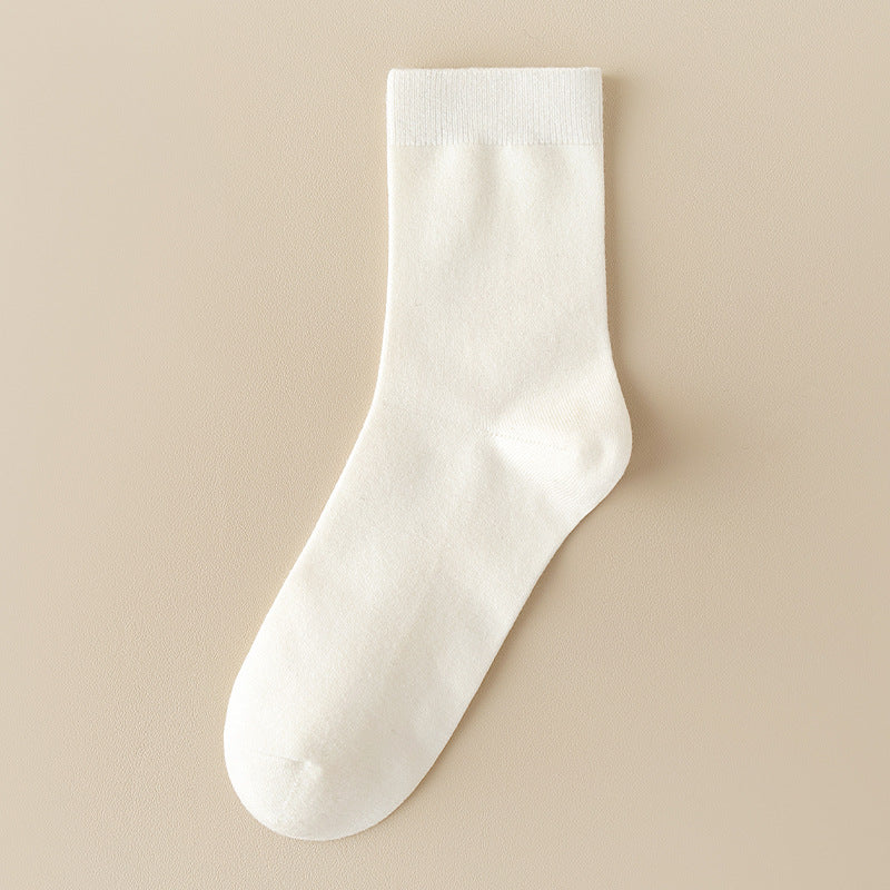 Simple Solid Color Quality Men′s Socks for Sweat Absorption