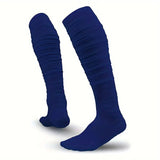 Extra Long Soccer Socks - Knee-High Cotton Socks with Ankle Support