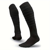 Extra Long Soccer Socks - Knee-High Cotton Socks with Ankle Support
