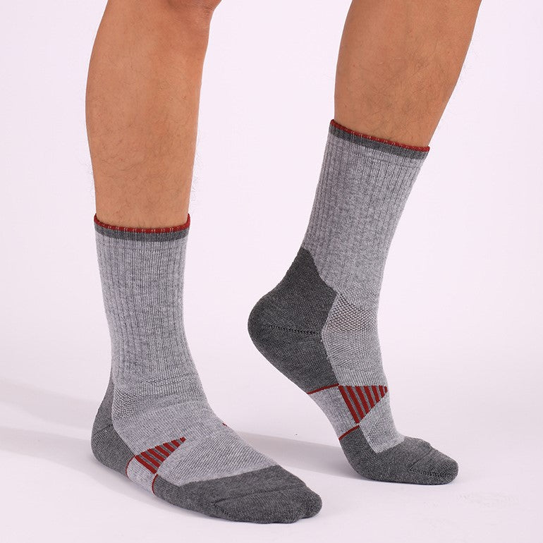 Coolmax® Merino Wool Cushioned Basketball Crew Socks