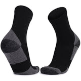 Merino Wool Cushioned Hiking Crew Socks | 3 Pairs