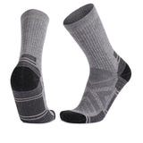Merino Wool Thick Padded Hiking Crew Socks | 3 Pairs