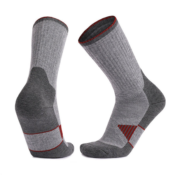 Coolmax® Merino Wool Cushioned Basketball Crew Socks