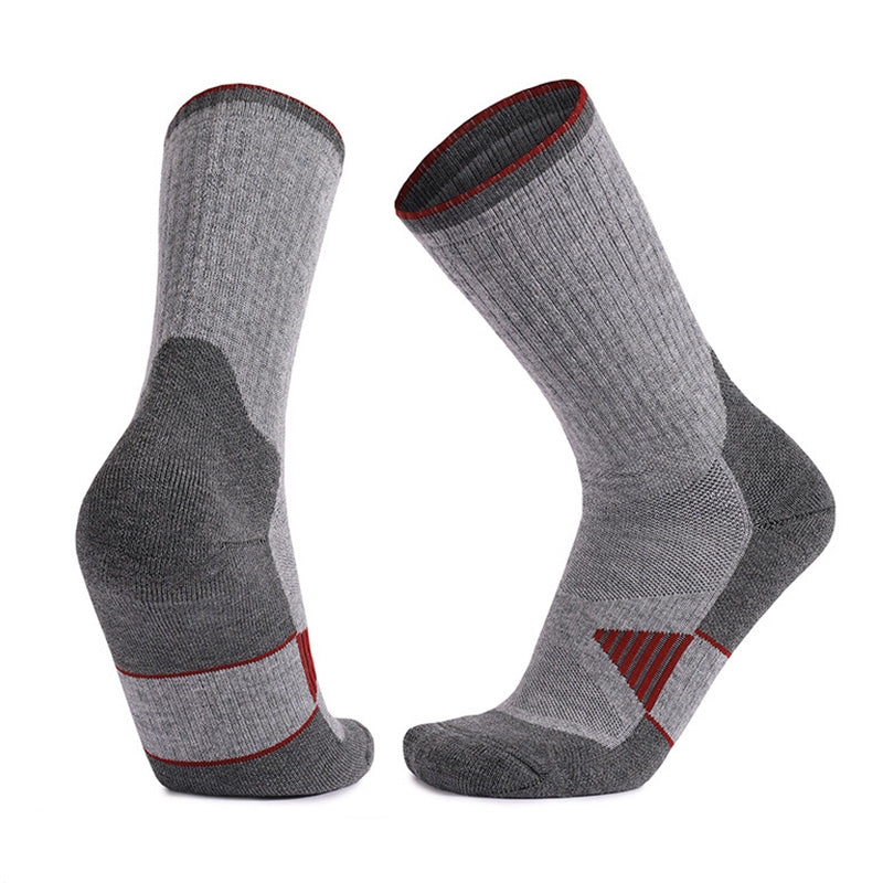 Coolmax® Merino Wool Cushioned Basketball Crew Socks