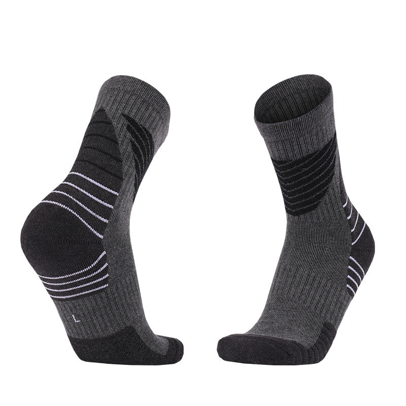 Coolmax® Thick Padded  Basketball Crew Socks | 1 Pair