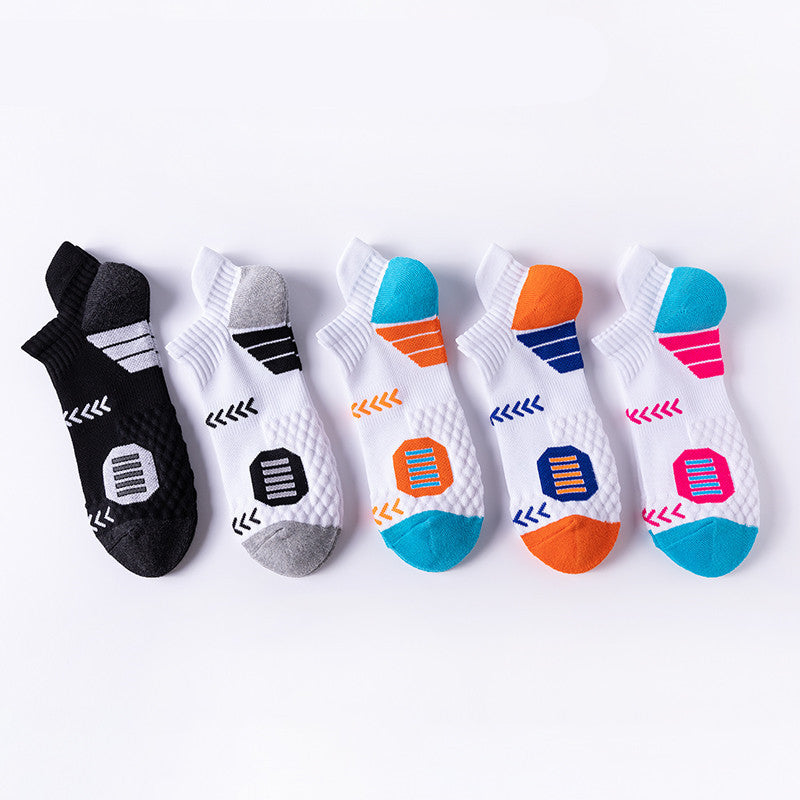 Men'S Anti-Slip Absorbing Quick-Drying Running Short Socks