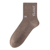 Spring and Autumn Antibacterial Crew Socks for Men | Breathable & Odor-Resistant