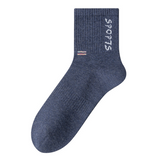 Spring and Autumn Antibacterial Crew Socks for Men | Breathable & Odor-Resistant