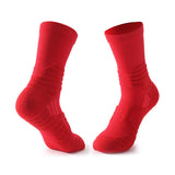 Essential non-slip breathable mid-tube towel socks for basketball