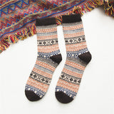 Men's Small Diamond Shaped Quarter Wool Socks