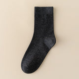 Simple Solid Color Quality Men′s Socks for Sweat Absorption