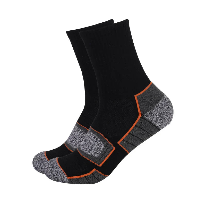 Thick Padded Compression Running Crew Socks