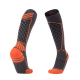 Thick Padded  Merino Wool Skiing Over The Calf Socks | 1 Pair
